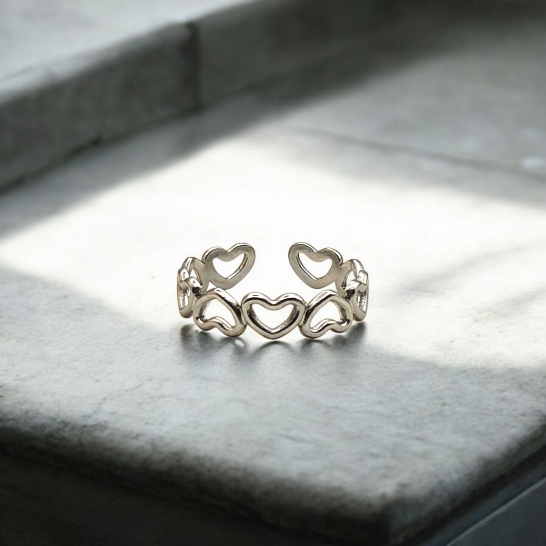 Bague CARYA Finition Argentée