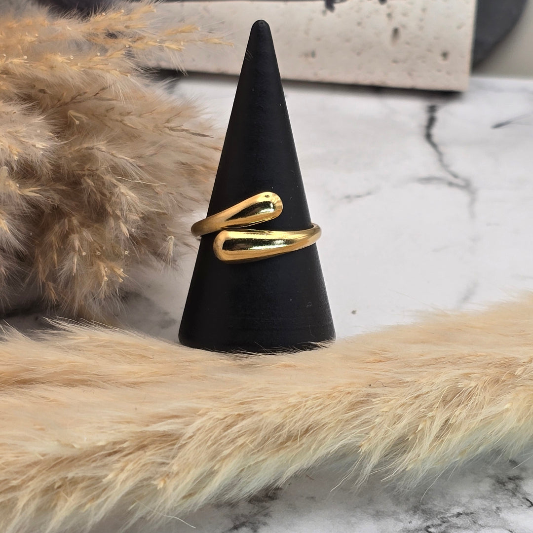 parure bijou noel femme collier sequins et bague reglable dorée