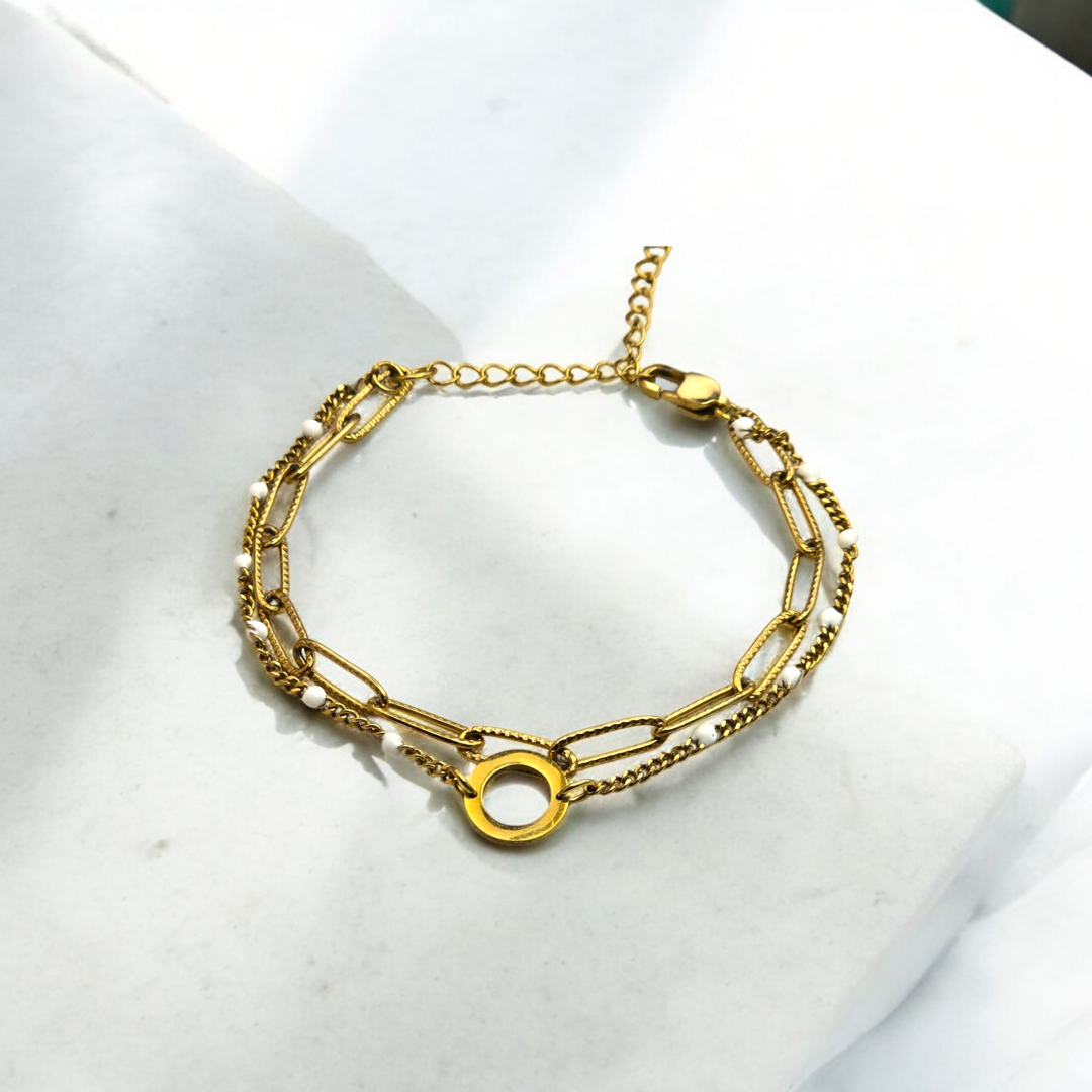 Bracelet double rang KAYA