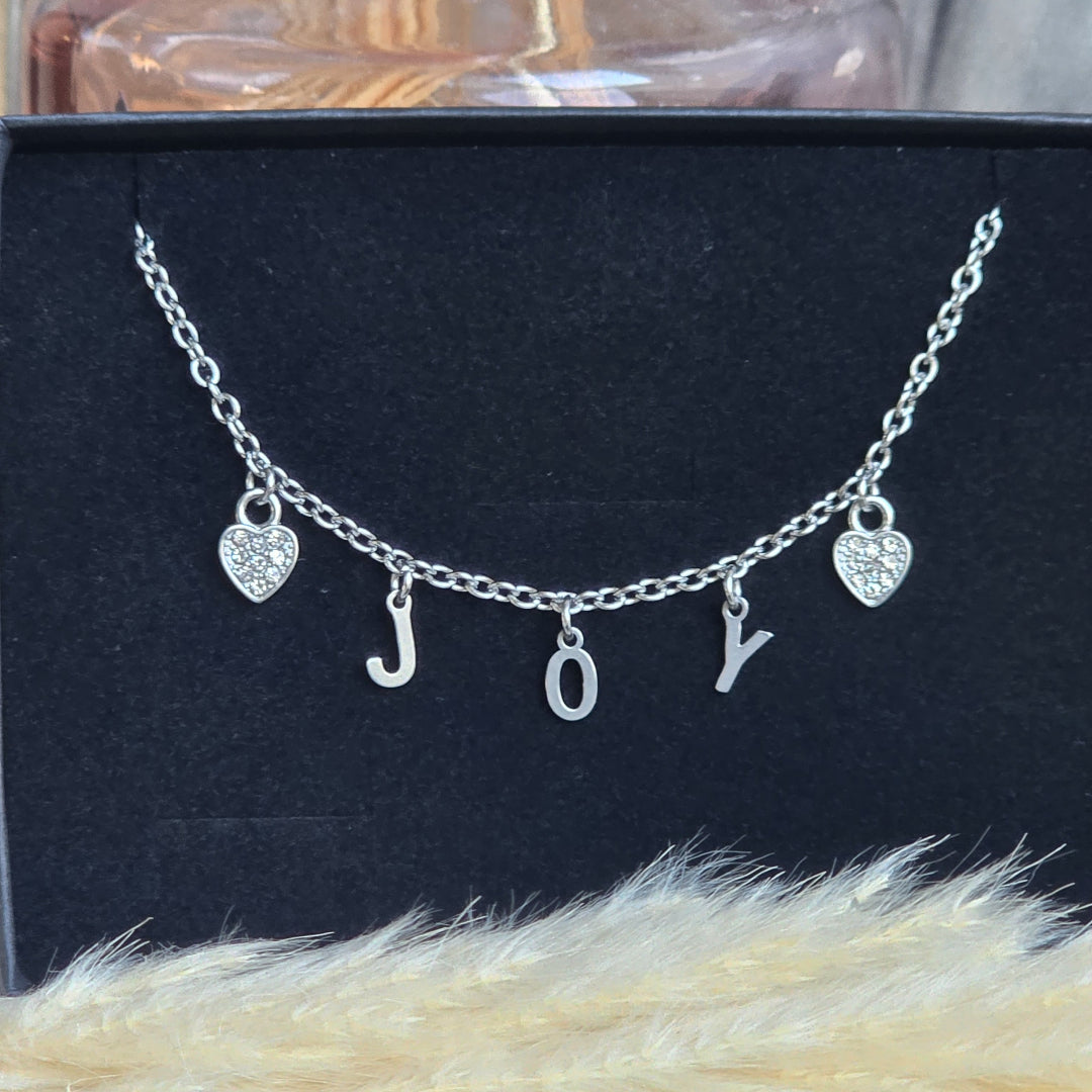 Collier personnalisable avec jusqu’à 8 lettres – bijou fille 10 à 18 ans
