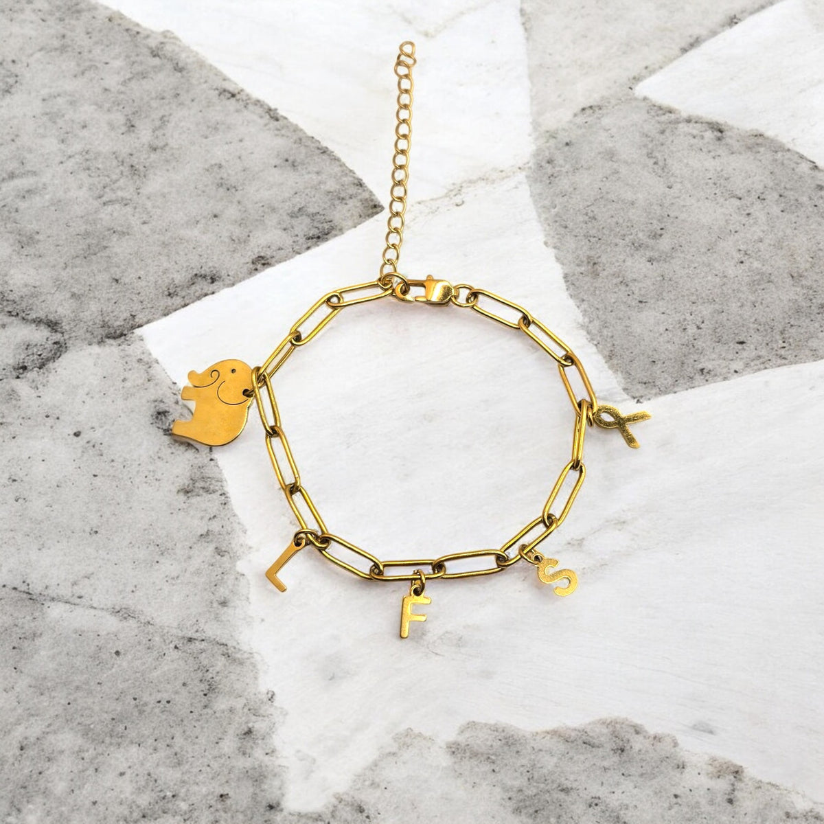 Bracelet Solidaire LFS Maille trombone