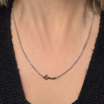 Collier LOVIA Finition argentée