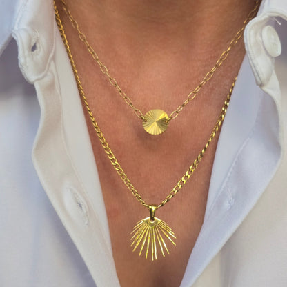 collier acier inoxydable deux chaines bijou fantaisie copponex cruseilles annecy genève